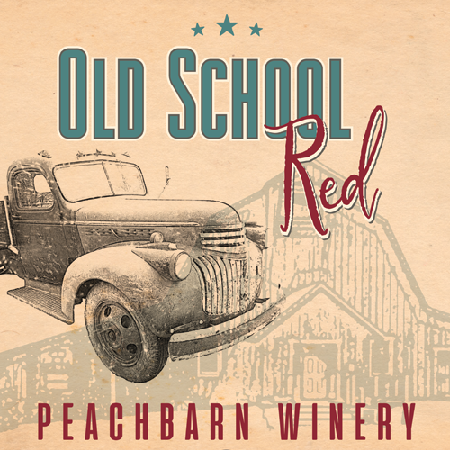 peachbarn old school red wine